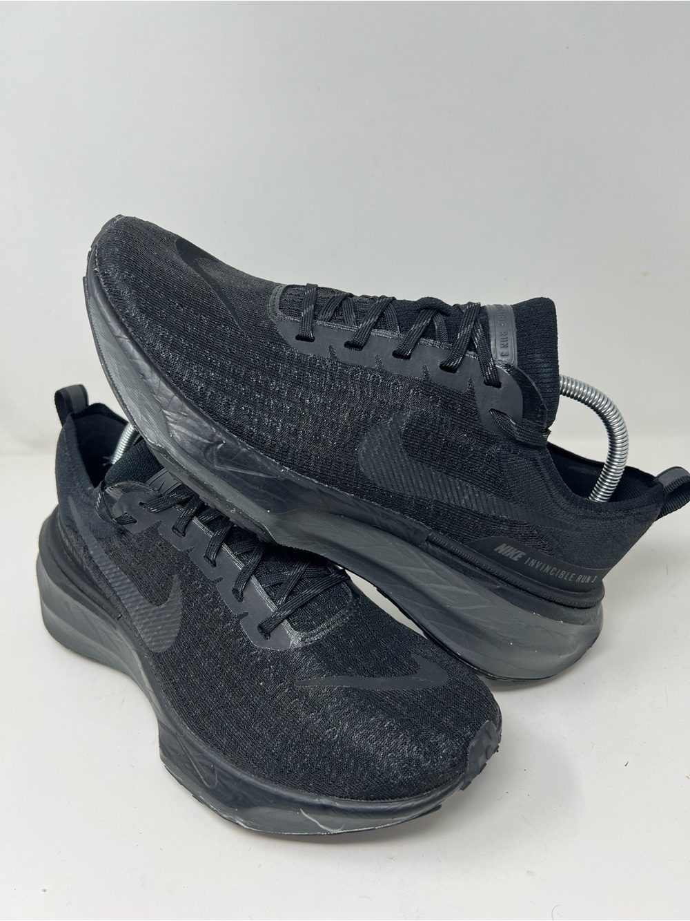 Nike Zoomx Invincible Run FK 3 Men's Size 10 Triple Black DR2615 005 Fast Ship
